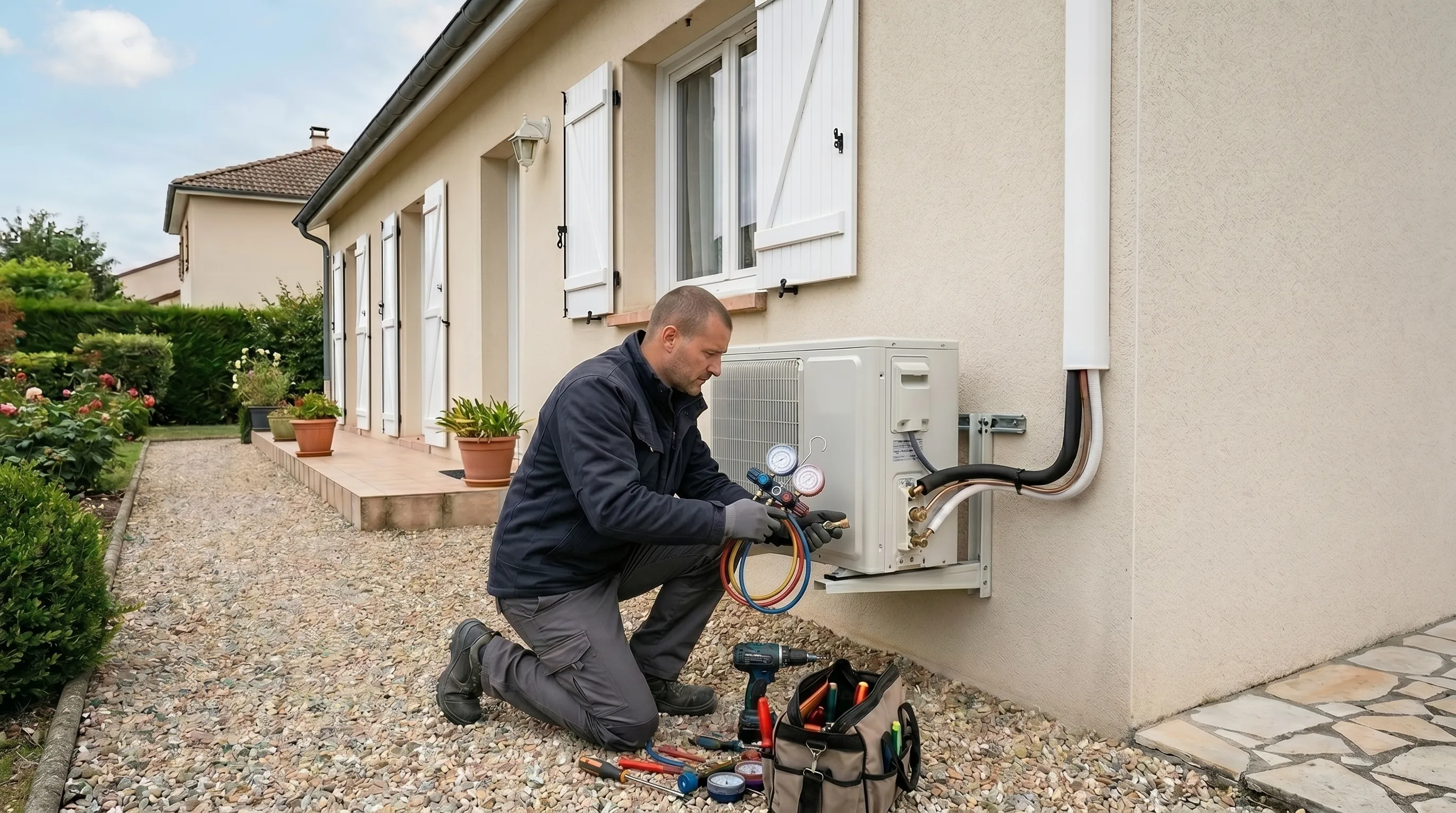 Installation de climatisation par un artisan certifié